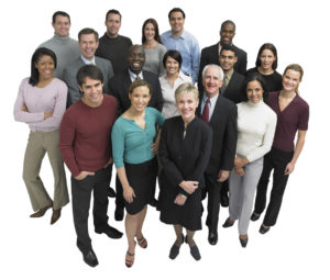 Smiling Group of Professionals